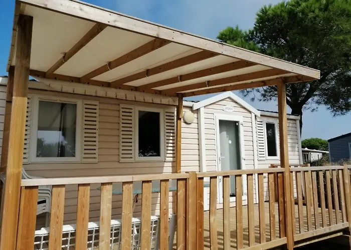 Casa de Férias Mobil Home Climatise 6 Personnes